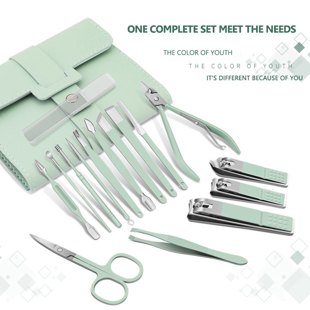 16‑in‑1 Stainless Steel Nail Clipper Set