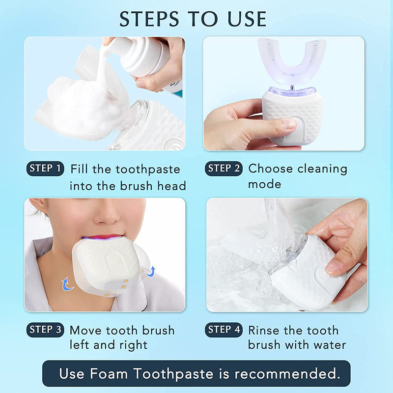 360° U‑Shaped Sonic Toothbrush