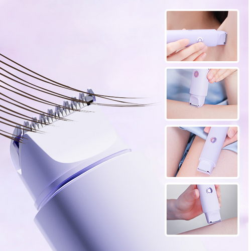 Dual‑Head Waterproof Body Hair Trimmer